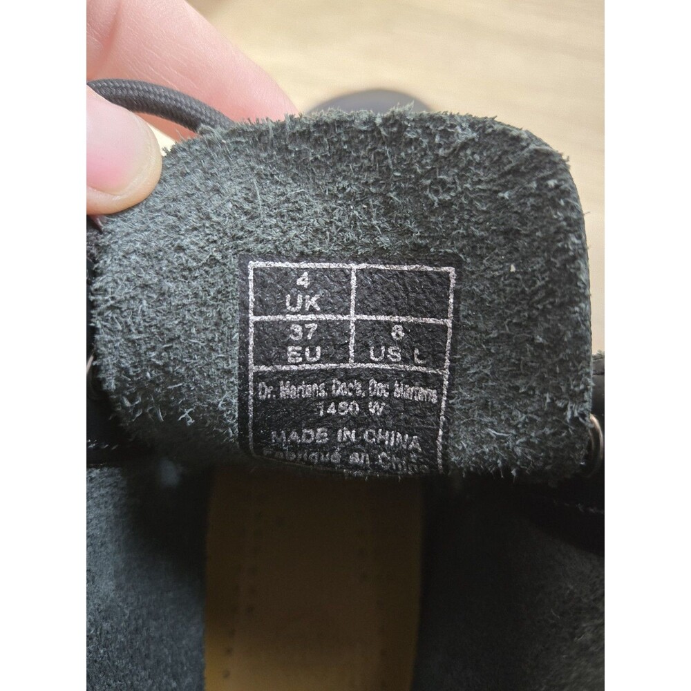 Dr. Martens 1460 Women's Original Smooth Leather Laced Boots, Black US Womens 6 - Picture 7 of 7